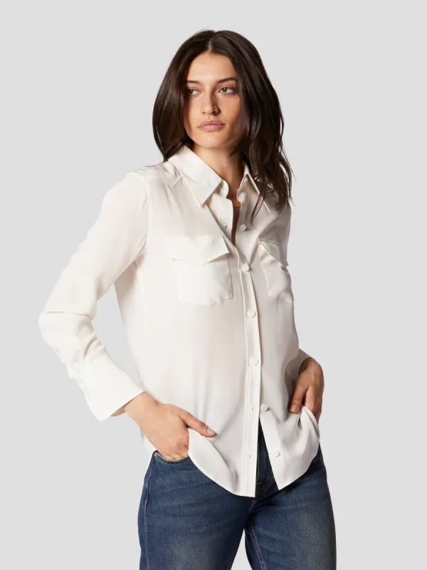 RHODORA SILK SHIRT sold by Equipment