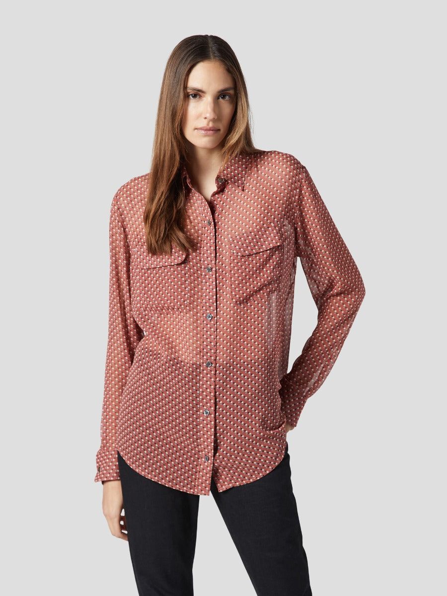Signature Silk Shirt sold by Equipment product image thumbnail 2