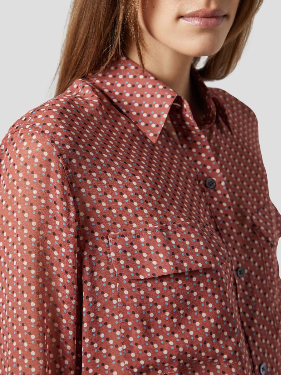 Signature Silk Shirt sold by Equipment product image thumbnail 3