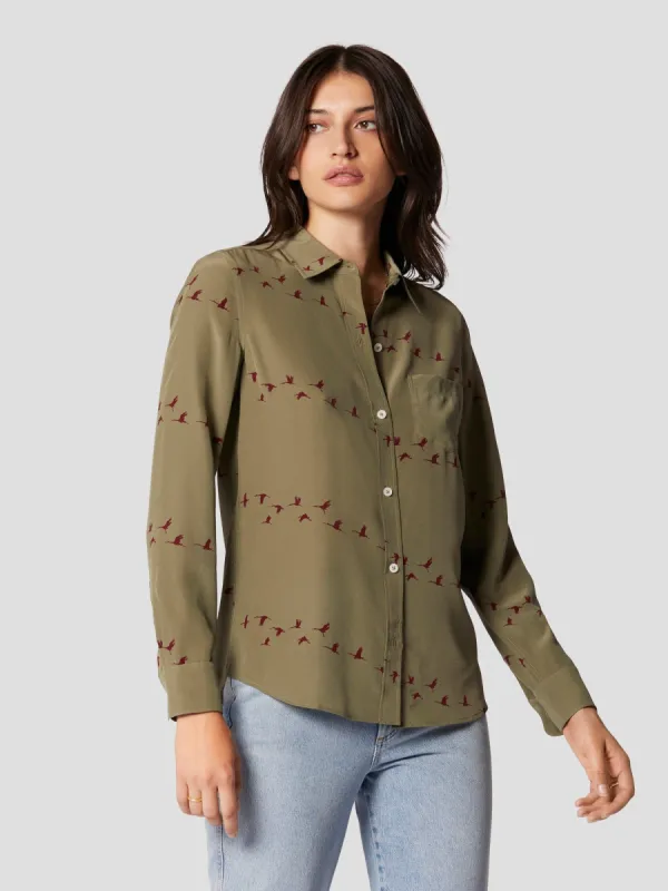 BRETT SILK SHIRT sold by Equipment