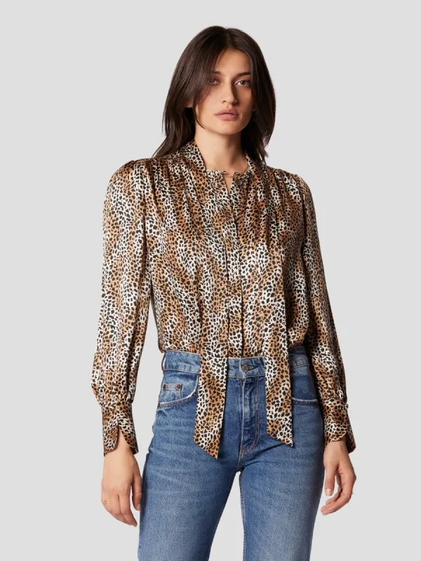 Badalle Silk Satin Shirt made by Equipment