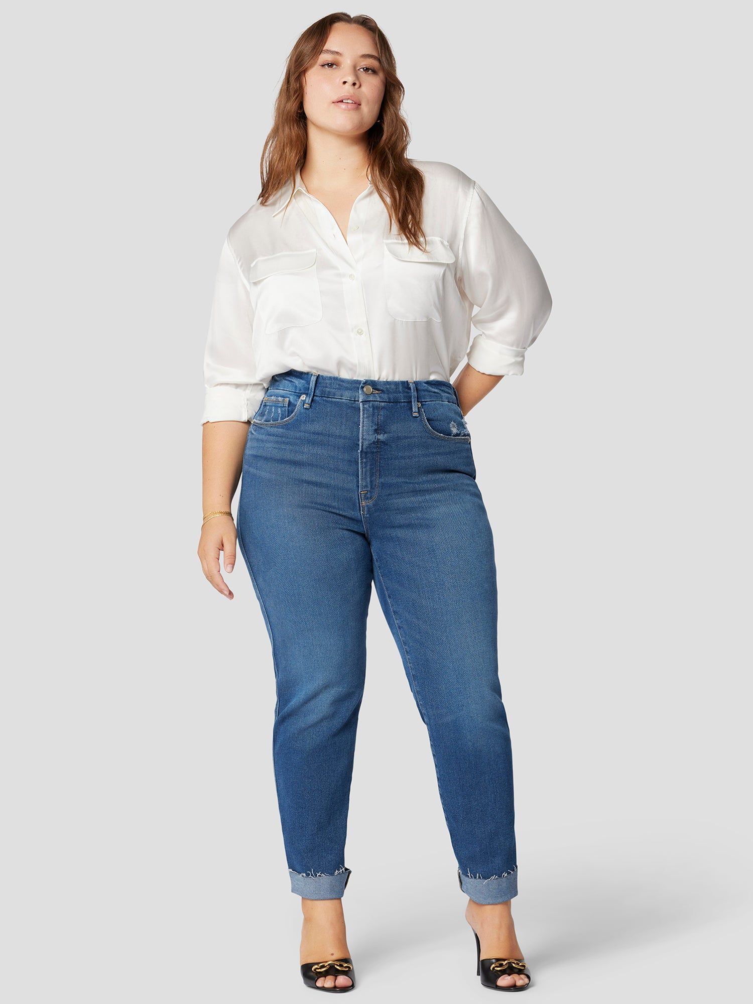 Signature Silk Satin Shirt sold by Equipment product image thumbnail 7