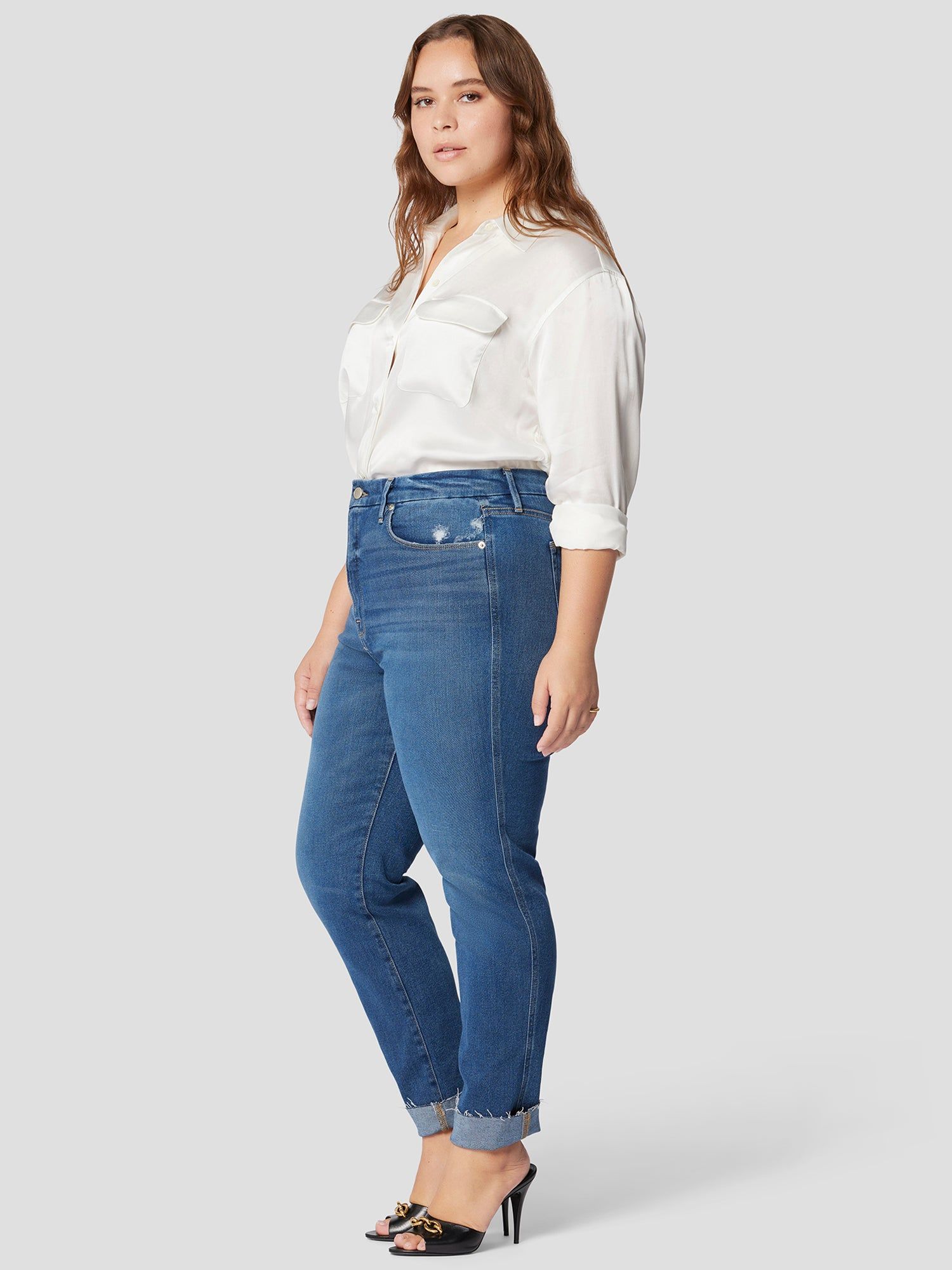 Signature Silk Satin Shirt sold by Equipment product image thumbnail 11