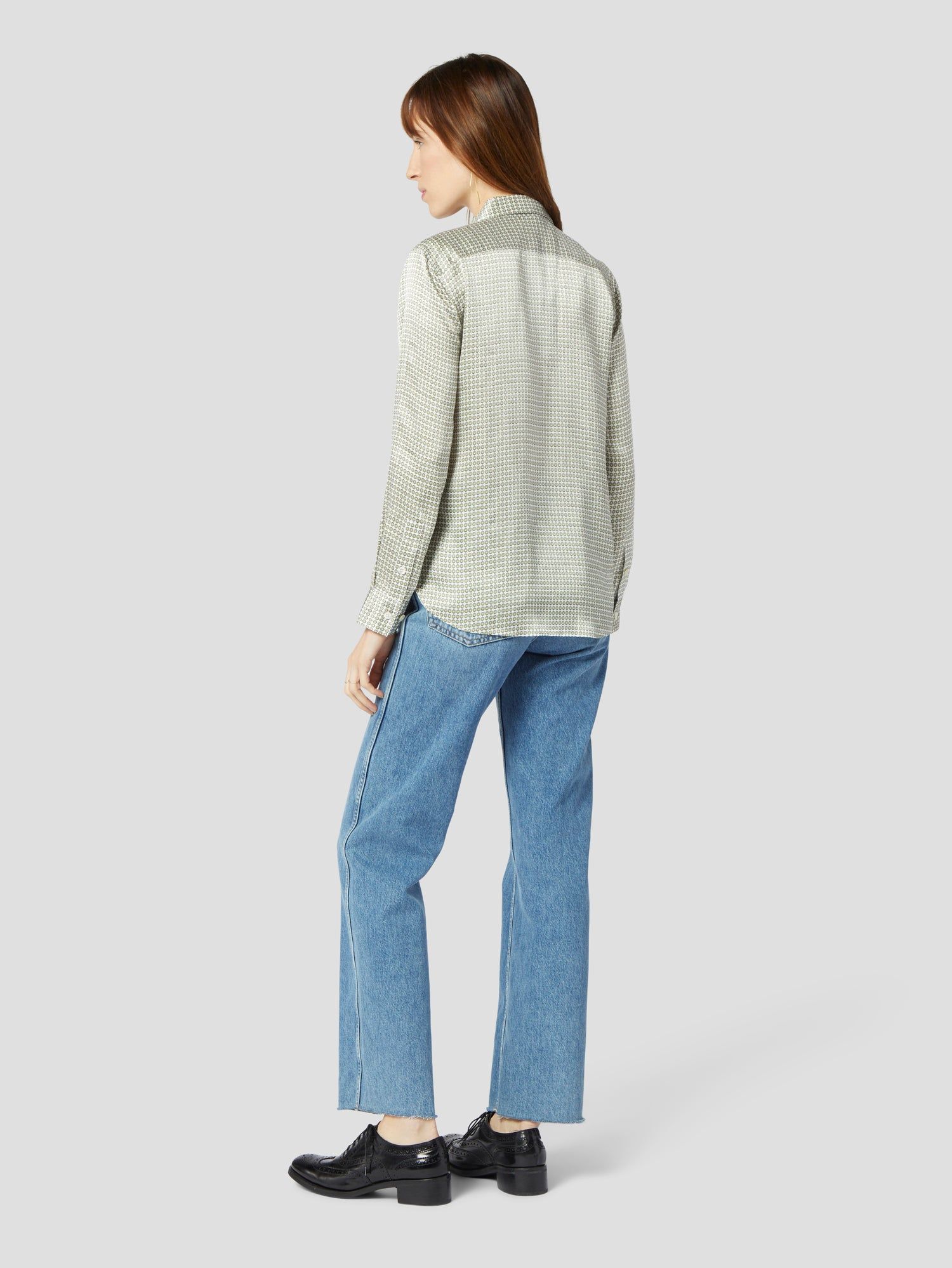 LEEMA SILK SATIN SHIRT sold by Equipment product image thumbnail 4