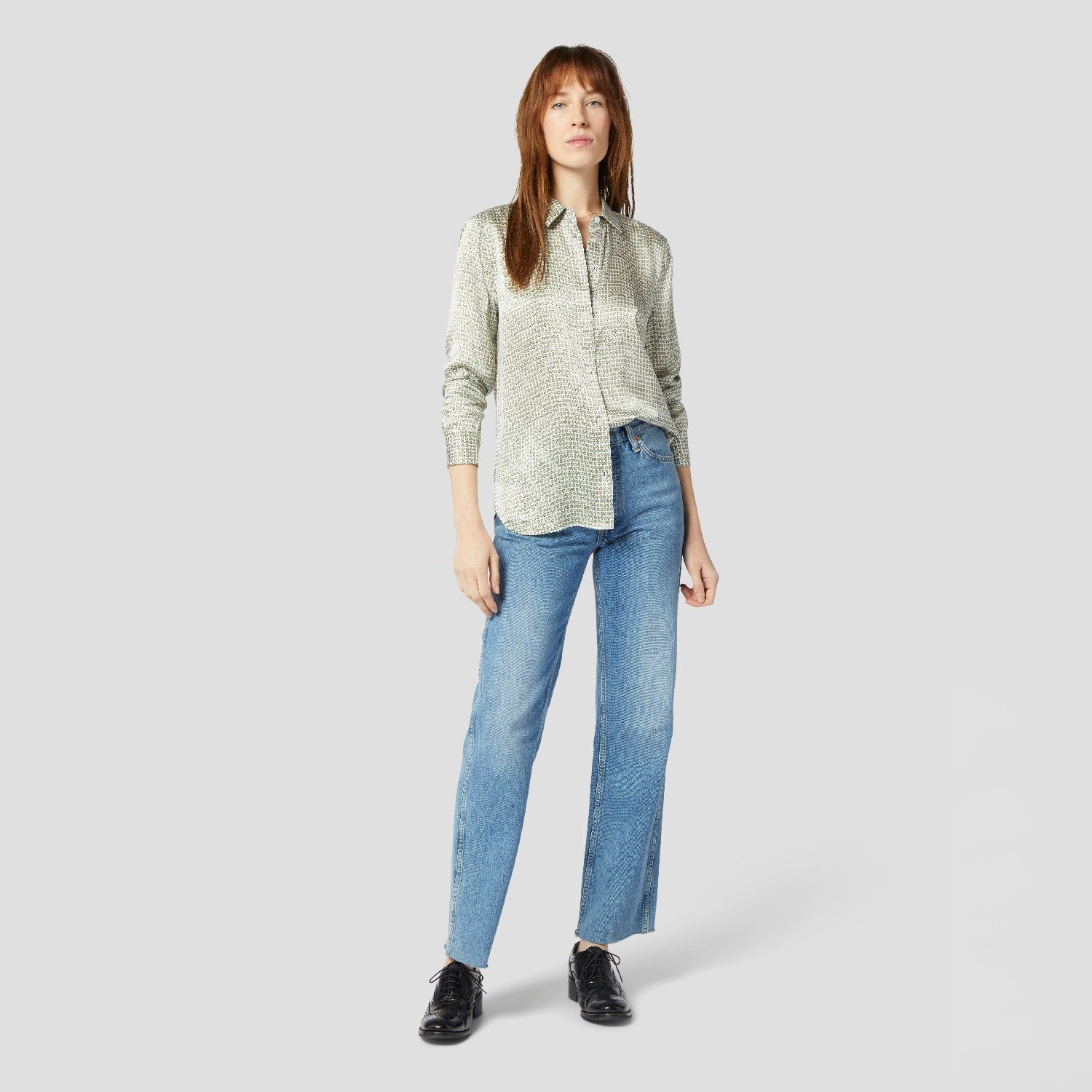 LEEMA SILK SATIN SHIRT sold by Equipment product image thumbnail 6