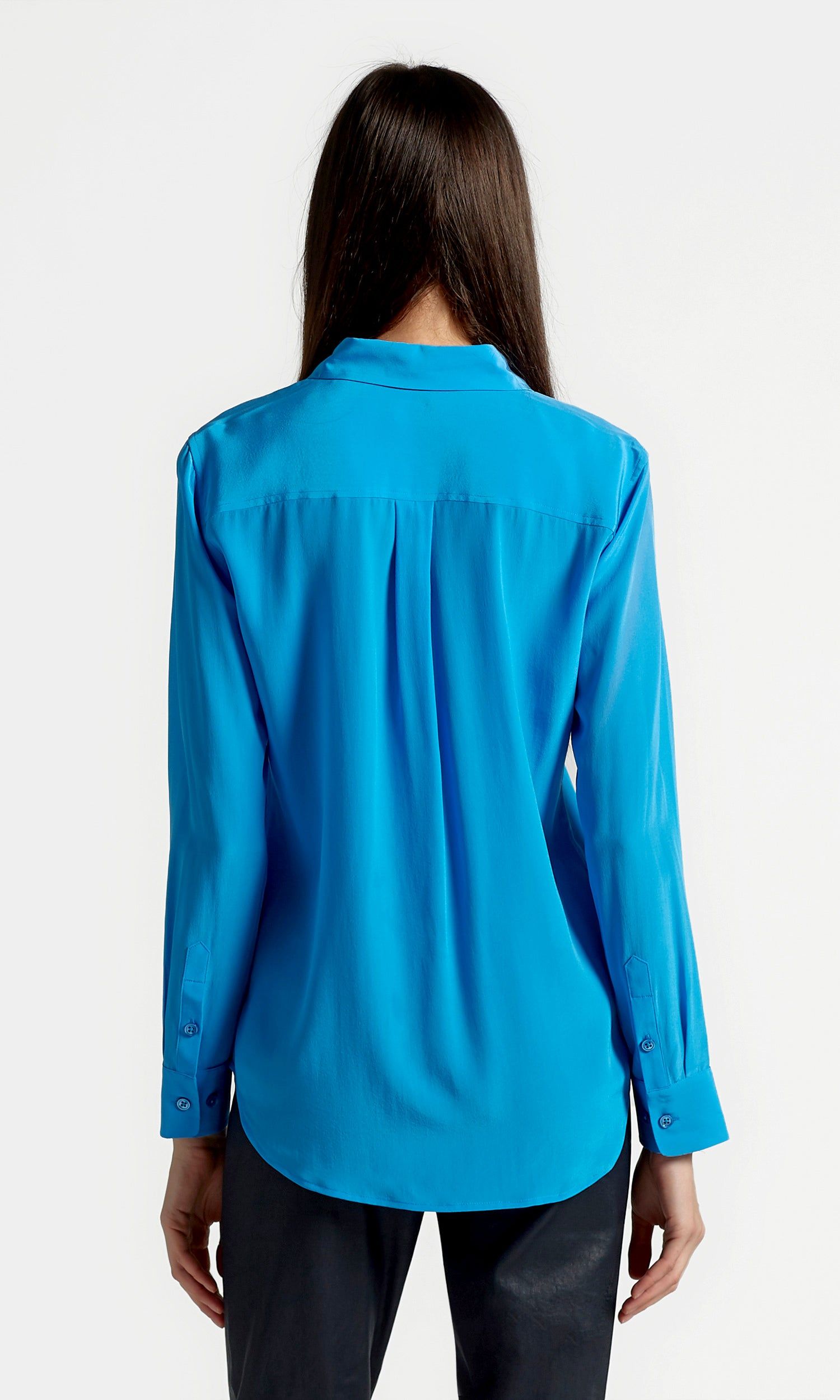 SLIM SIGNATURE SILK SHIRT sold by Equipment product image thumbnail 3