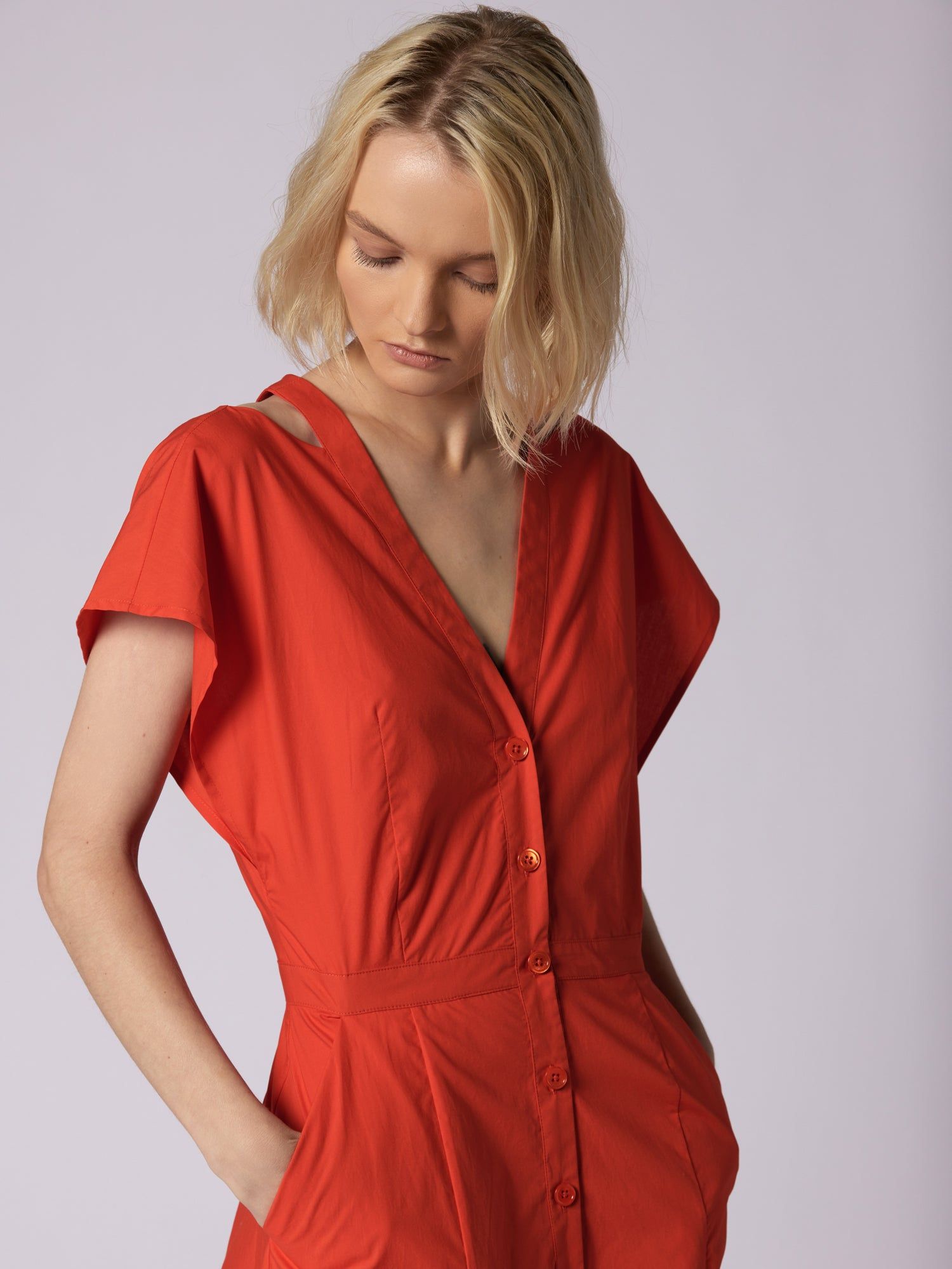 DORIANE MIDI COTTON DRESS sold by Equipment product image thumbnail 2