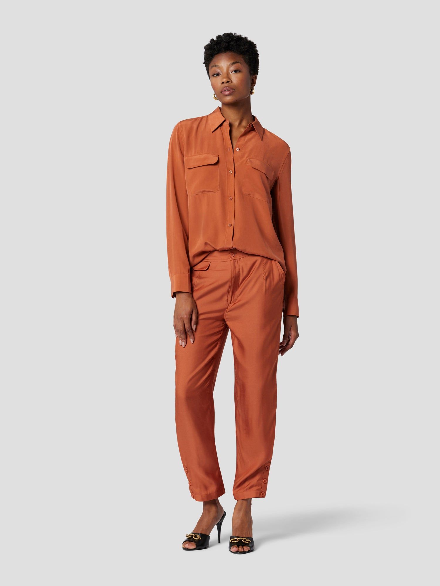 SLIM SIGNATURE SILK SHIRT sold by Equipment product image thumbnail 2