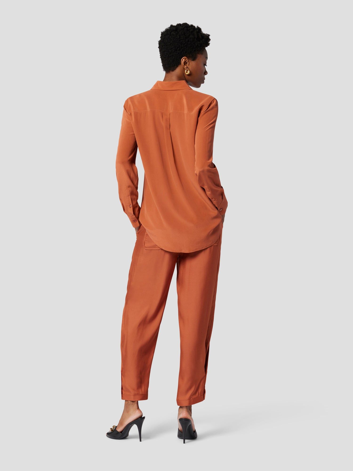 SLIM SIGNATURE SILK SHIRT sold by Equipment product image thumbnail 6