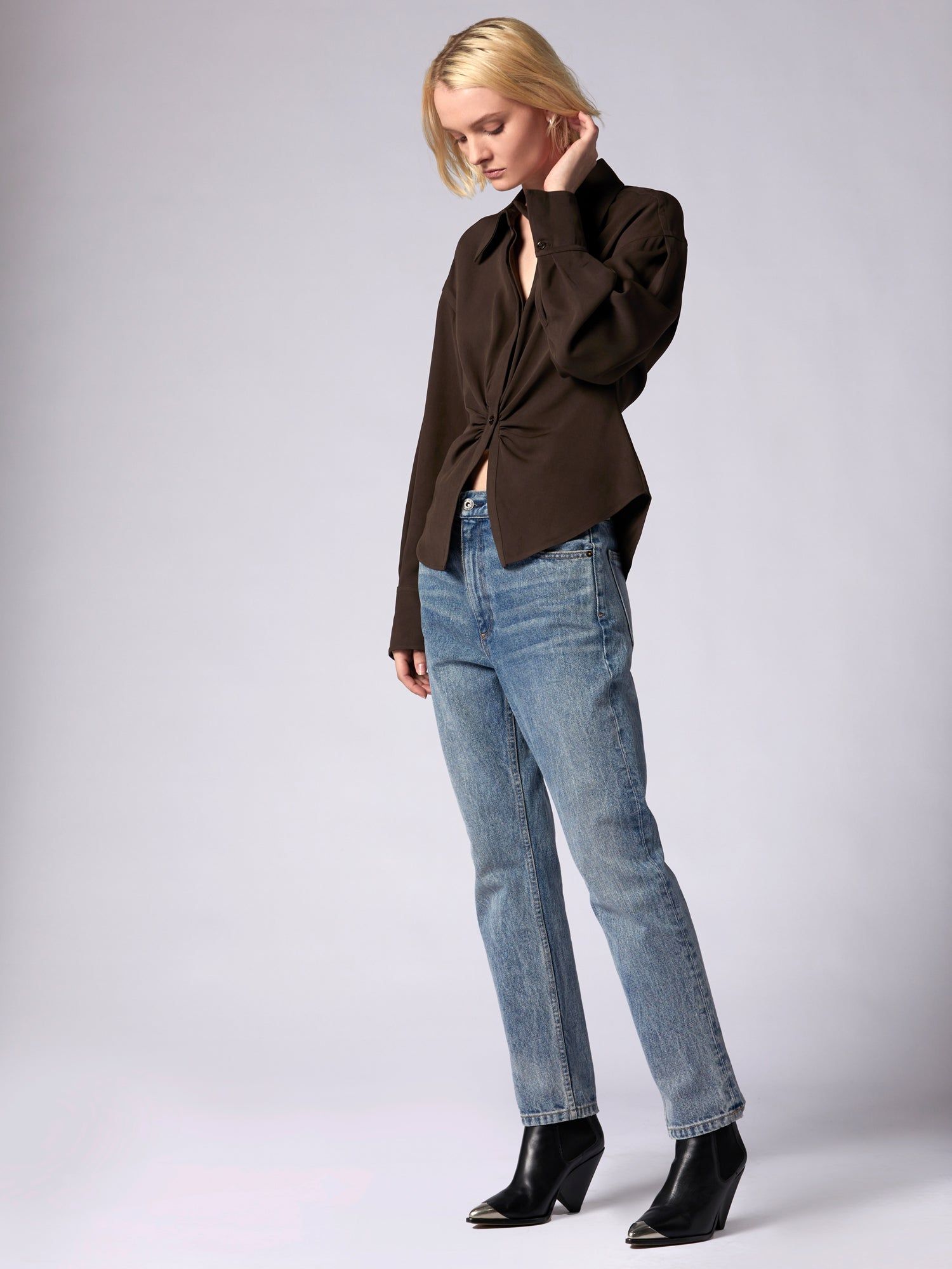 Bennett Long Sleeve Shirt sold by Equipment product image thumbnail 4