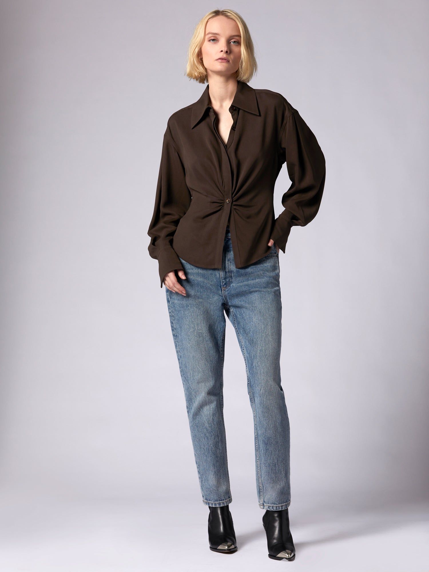 Bennett Long Sleeve Shirt sold by Equipment product image thumbnail 2