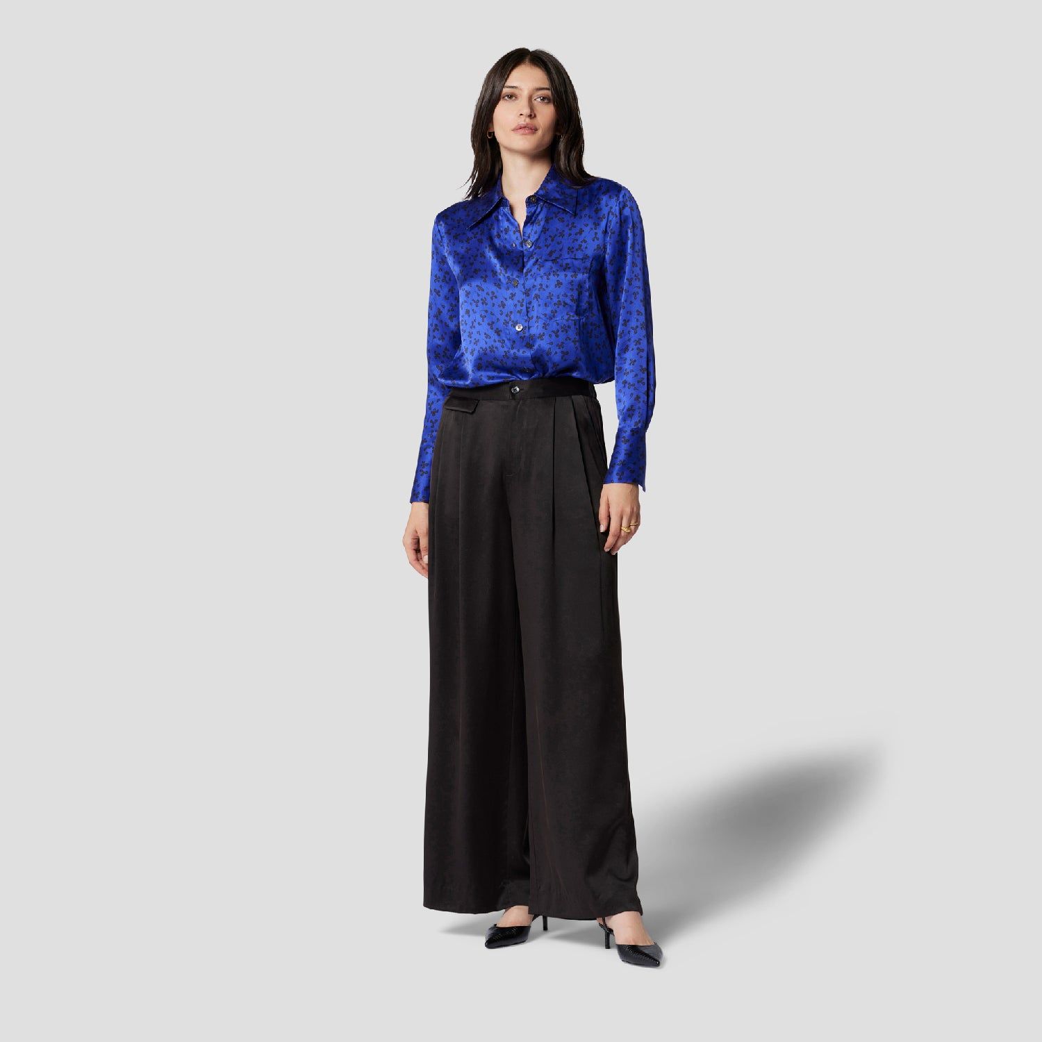 ASHLAN SILK TROUSER sold by Equipment product image thumbnail 7