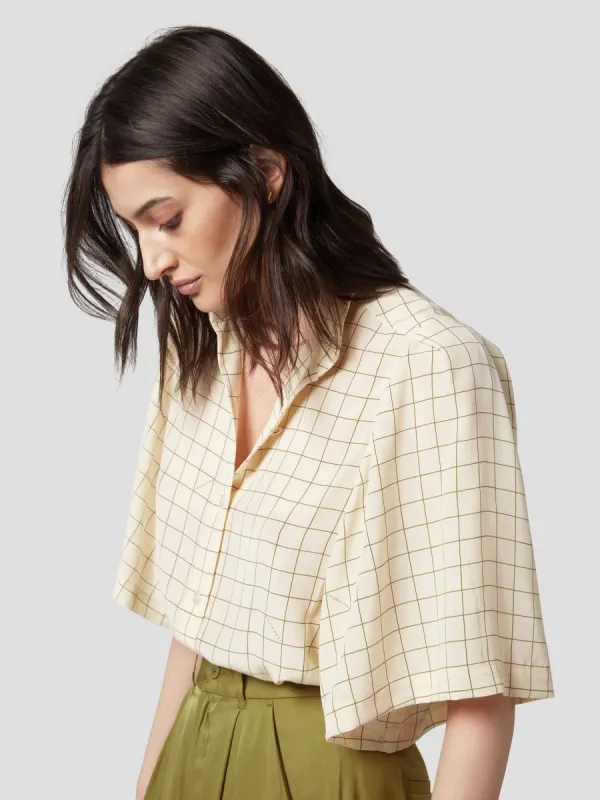 SHORT SLEEVE SHANTON SILK SHIRT sold by Equipment