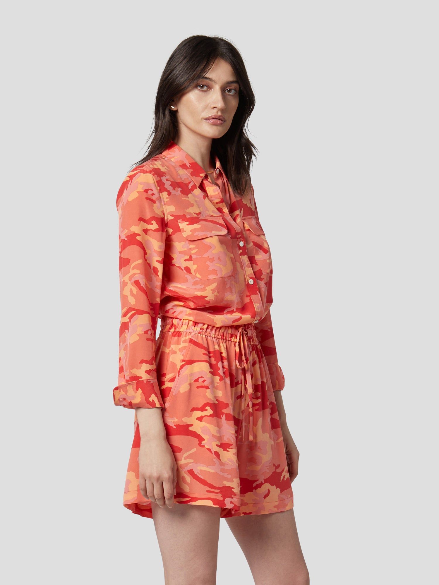 SLIM SIGNATURE SILK SHIRT sold by Equipment product image thumbnail 3