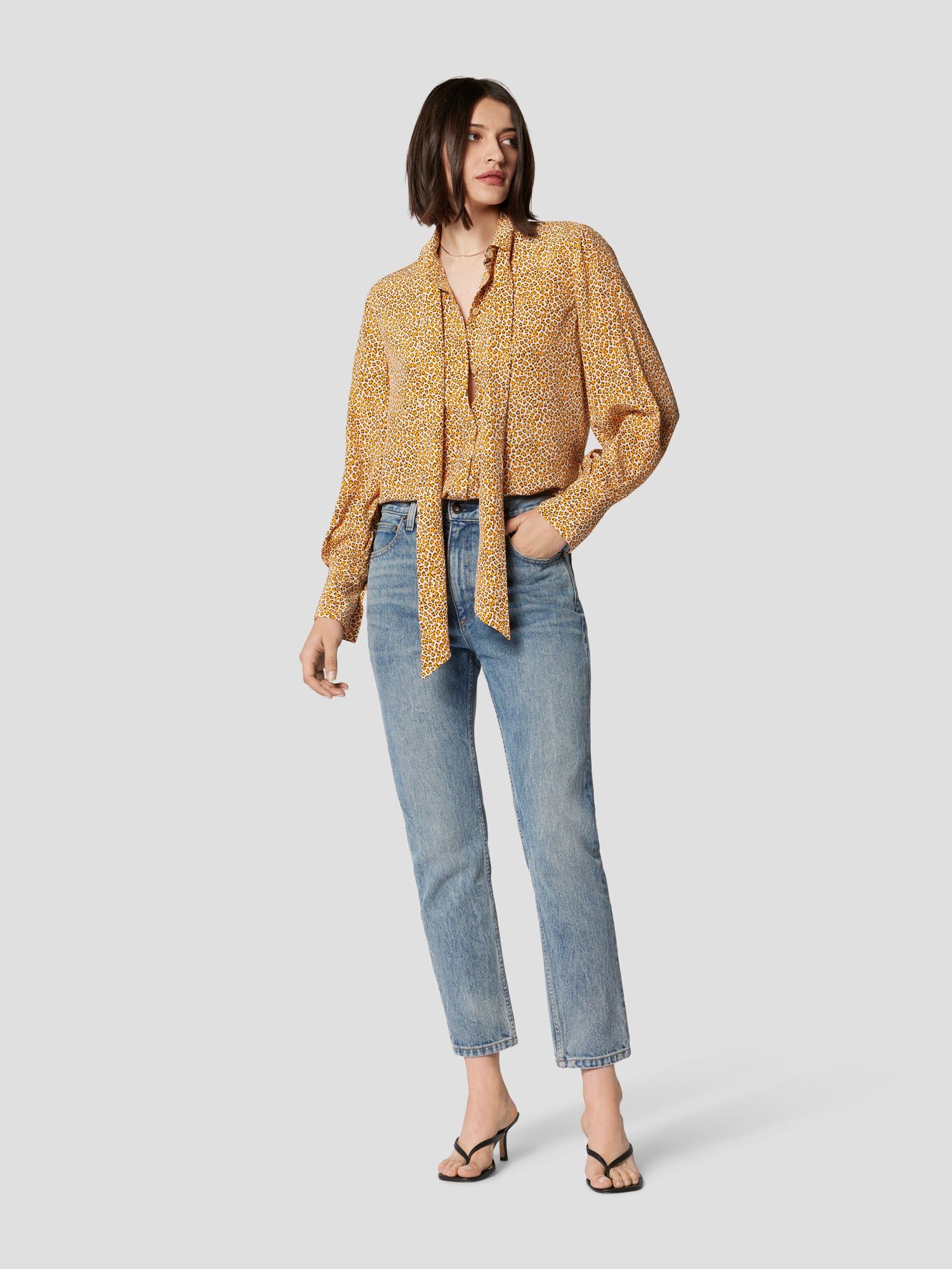 ELEA SILK SHIRT sold by Equipment product image thumbnail 4