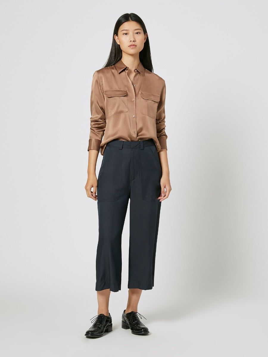 SIGNATURE SILK SATIN SHIRT sold by Equipment product image thumbnail 2