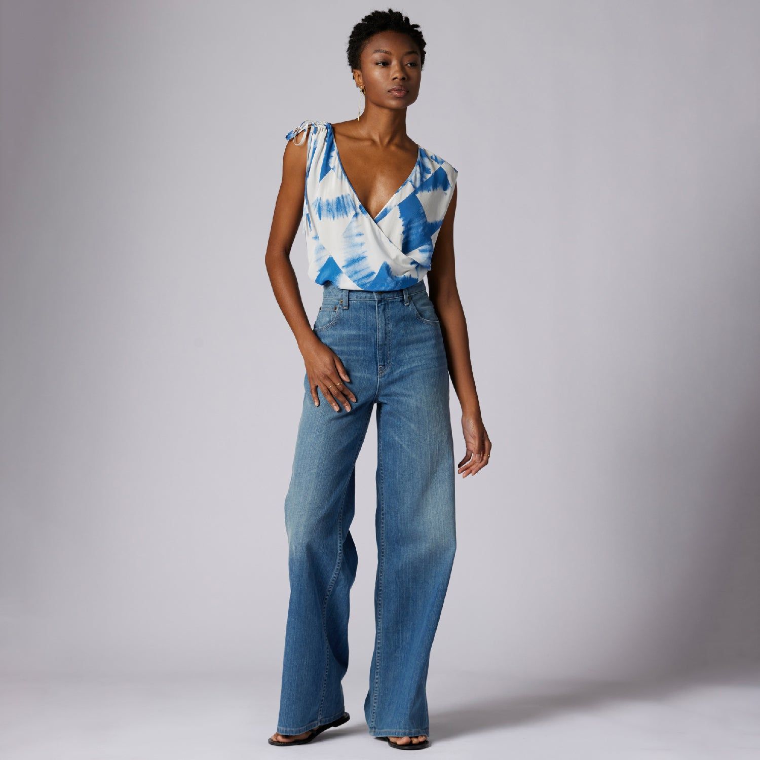 CHANTAL SLEEVELESS SILK TOP sold by Equipment product image thumbnail 5