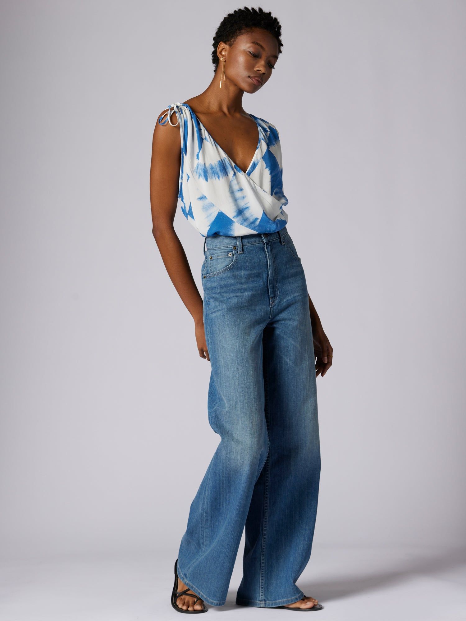 CHANTAL SLEEVELESS SILK TOP sold by Equipment product image thumbnail 3