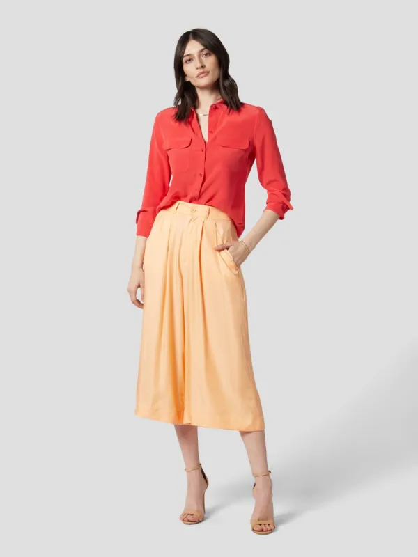 SLIM SIGNATURE SILK SHIRT sold by Equipment
