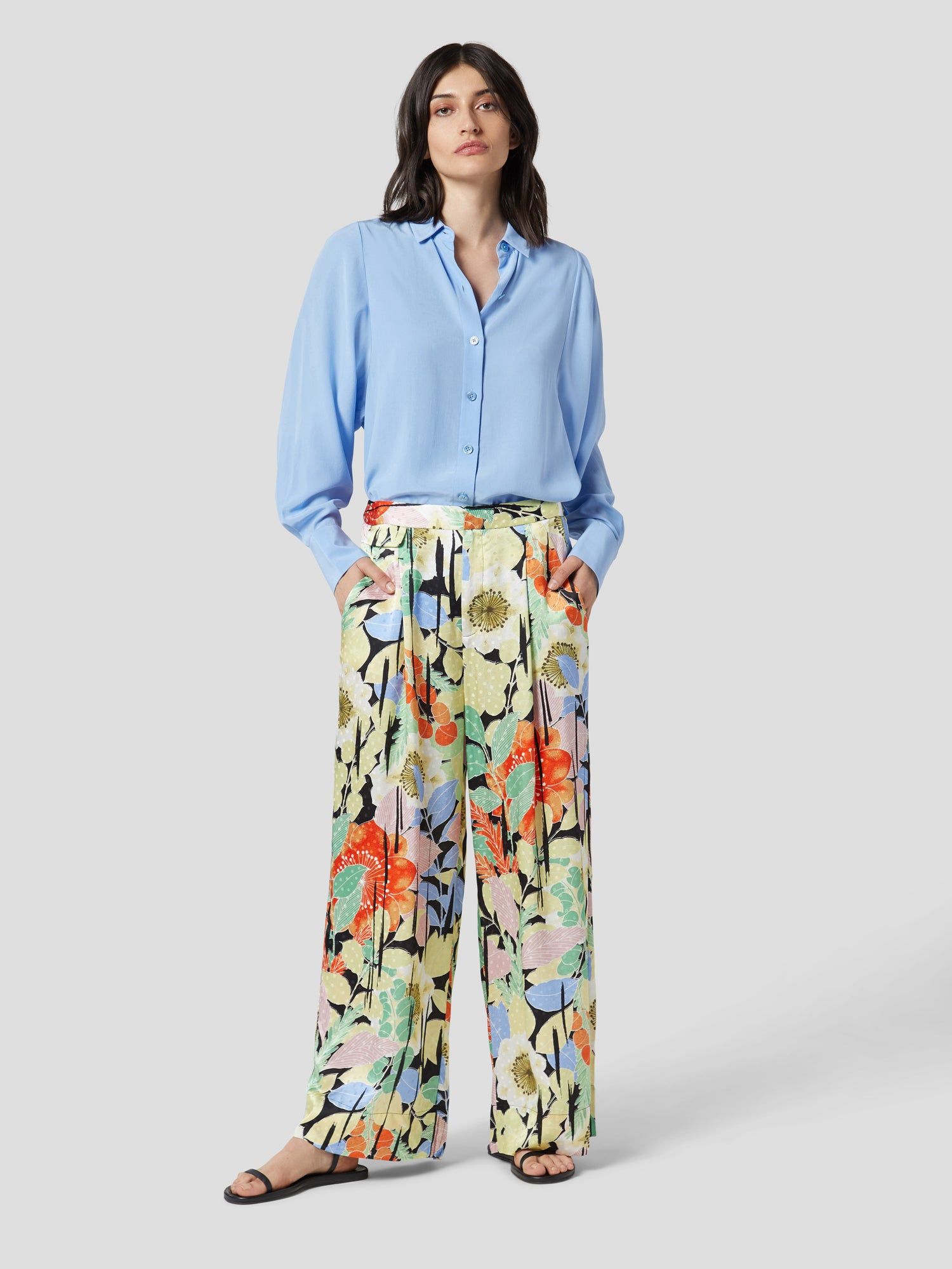 LORIN SILK TROUSER sold by Equipment product image thumbnail 2