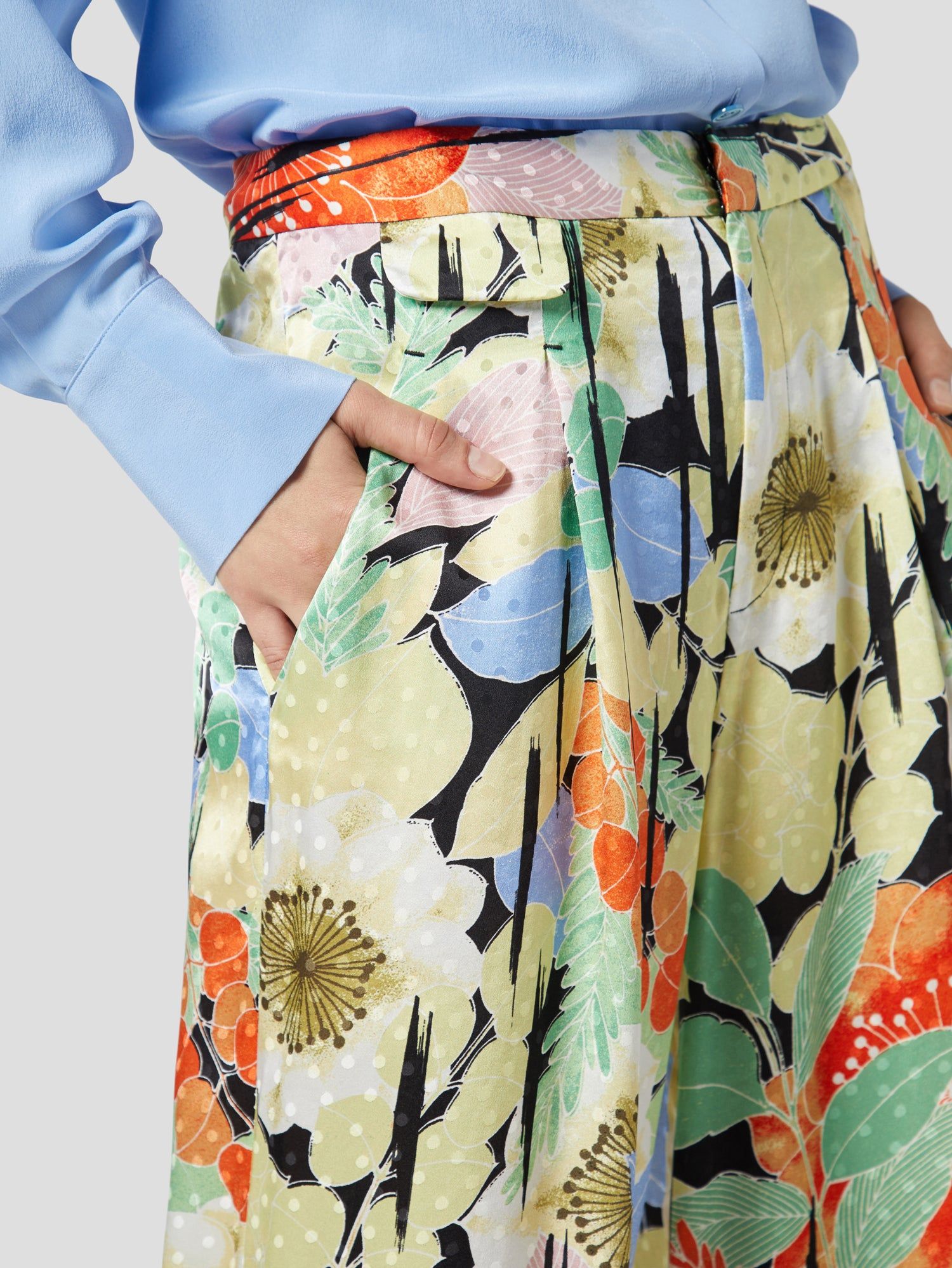 LORIN SILK TROUSER sold by Equipment