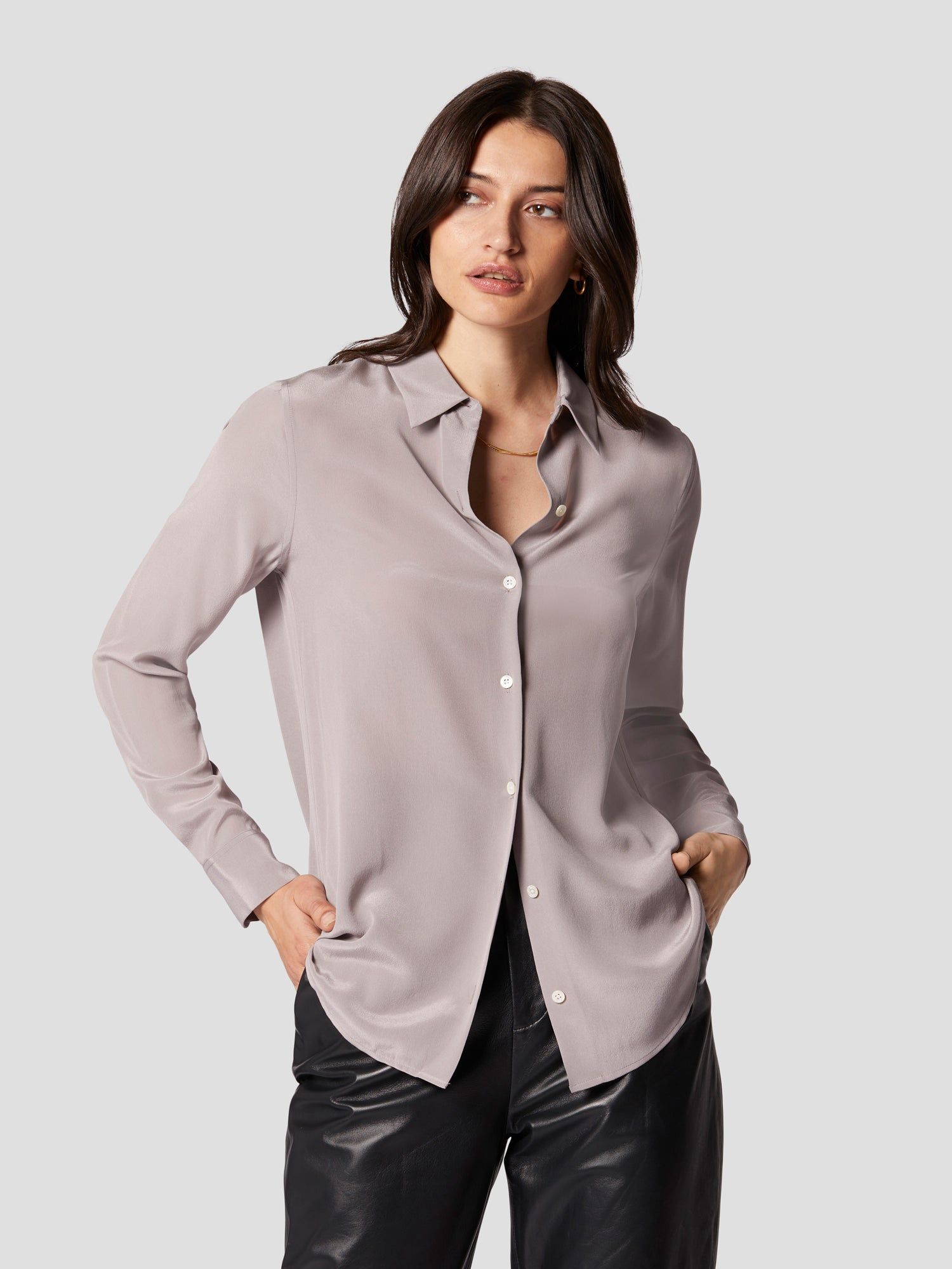 ESSENTIAL SILK SHIRT sold by Equipment product image thumbnail 2