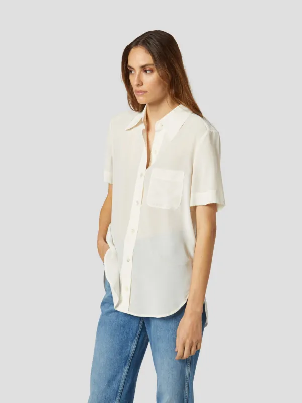 SHORT SLEEVE QUINNE SILK SHIRT sold by Equipment