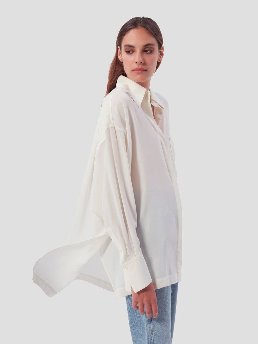 EMILE SILK SHIRT sold by Equipment product image thumbnail 4