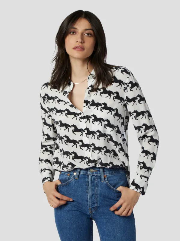 BRADNER SILK SHIRT sold by Equipment
