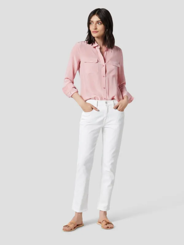 SLIM SIGNATURE SILK SHIRT sold by Equipment