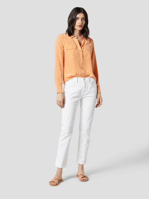 SLIM SIGNATURE SILK SHIRT sold by Equipment