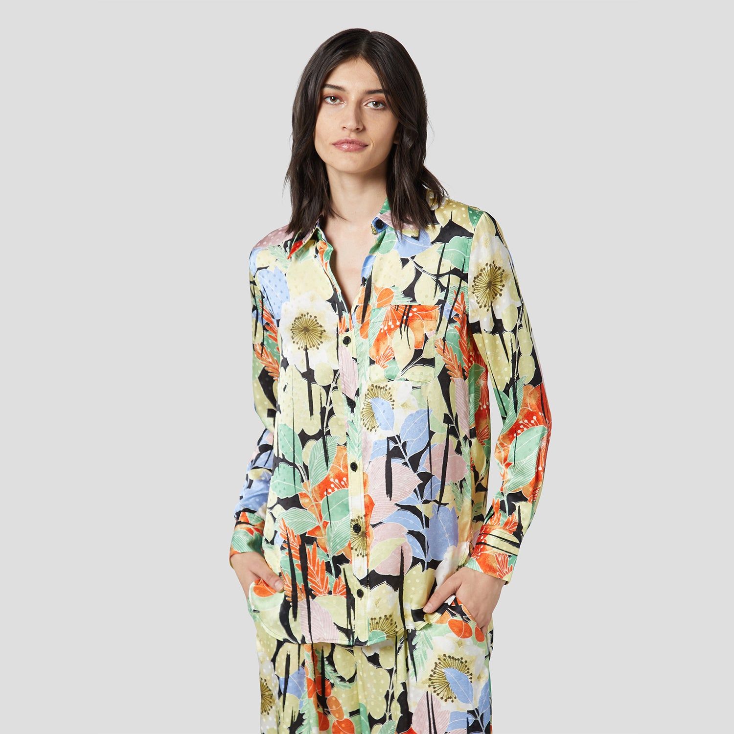 BRADNER SILK SHIRT sold by Equipment product image thumbnail 7