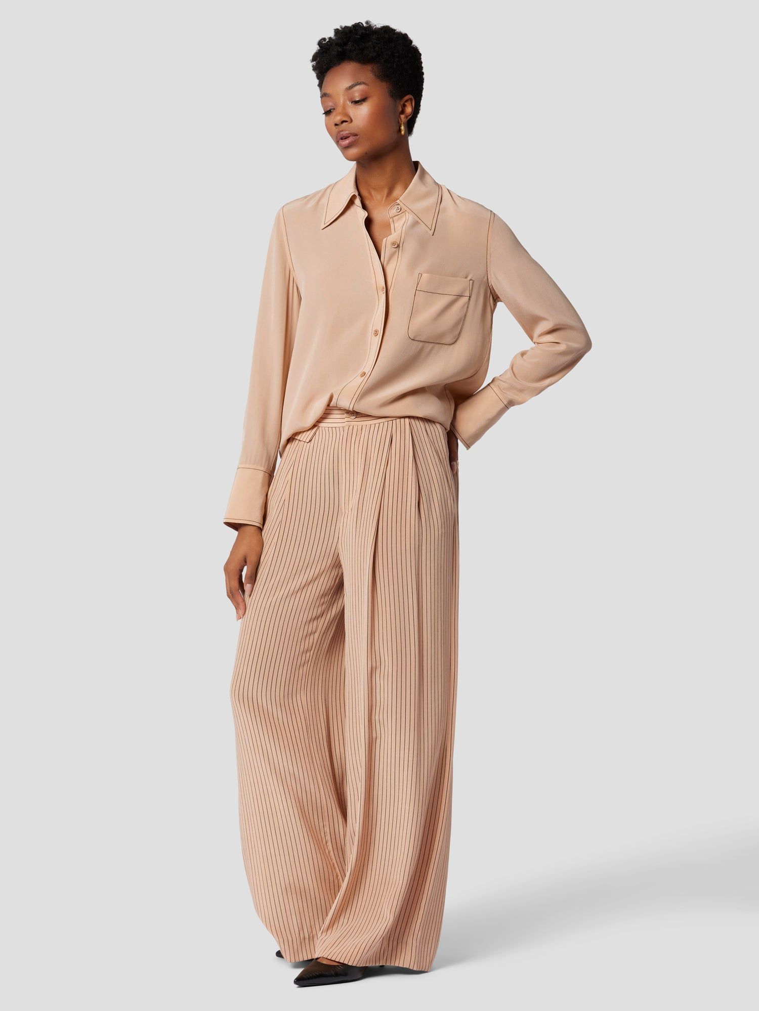 DILLON SILK SHIRT sold by Equipment product image thumbnail 4