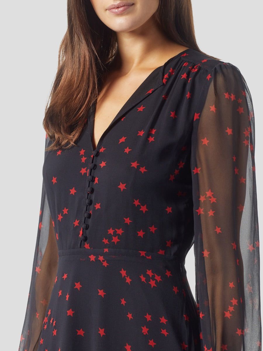 Long Sleeve Silk Danette Dress sold by Equipment product image thumbnail 3