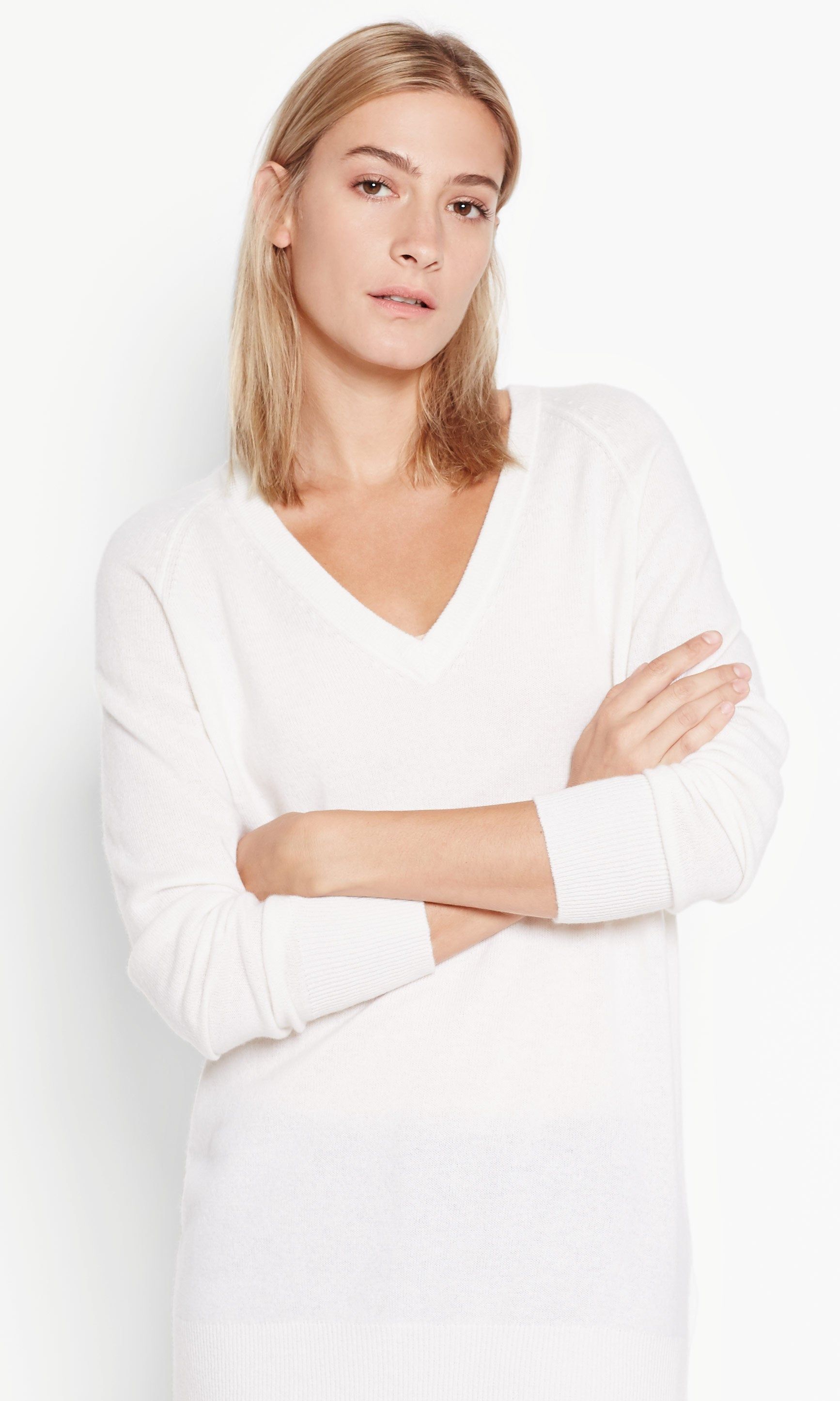 ASHER CASHMERE V-NECK sold by Equipment product image thumbnail 3
