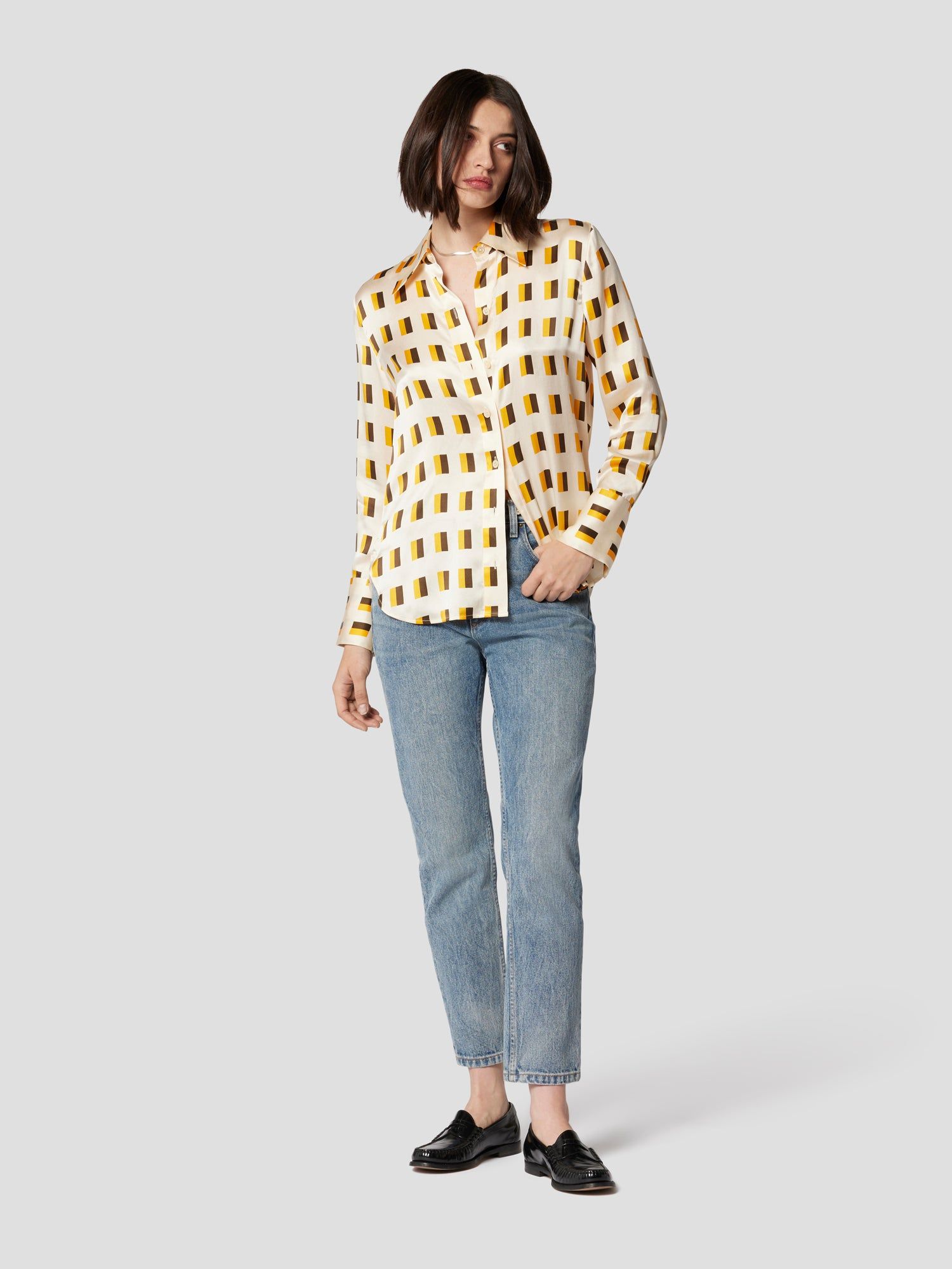 QUINNE SILK SHIRT sold by Equipment product image thumbnail 2