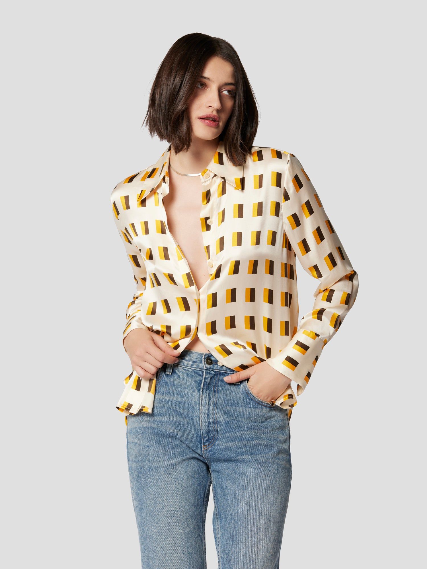 QUINNE SILK SHIRT sold by Equipment