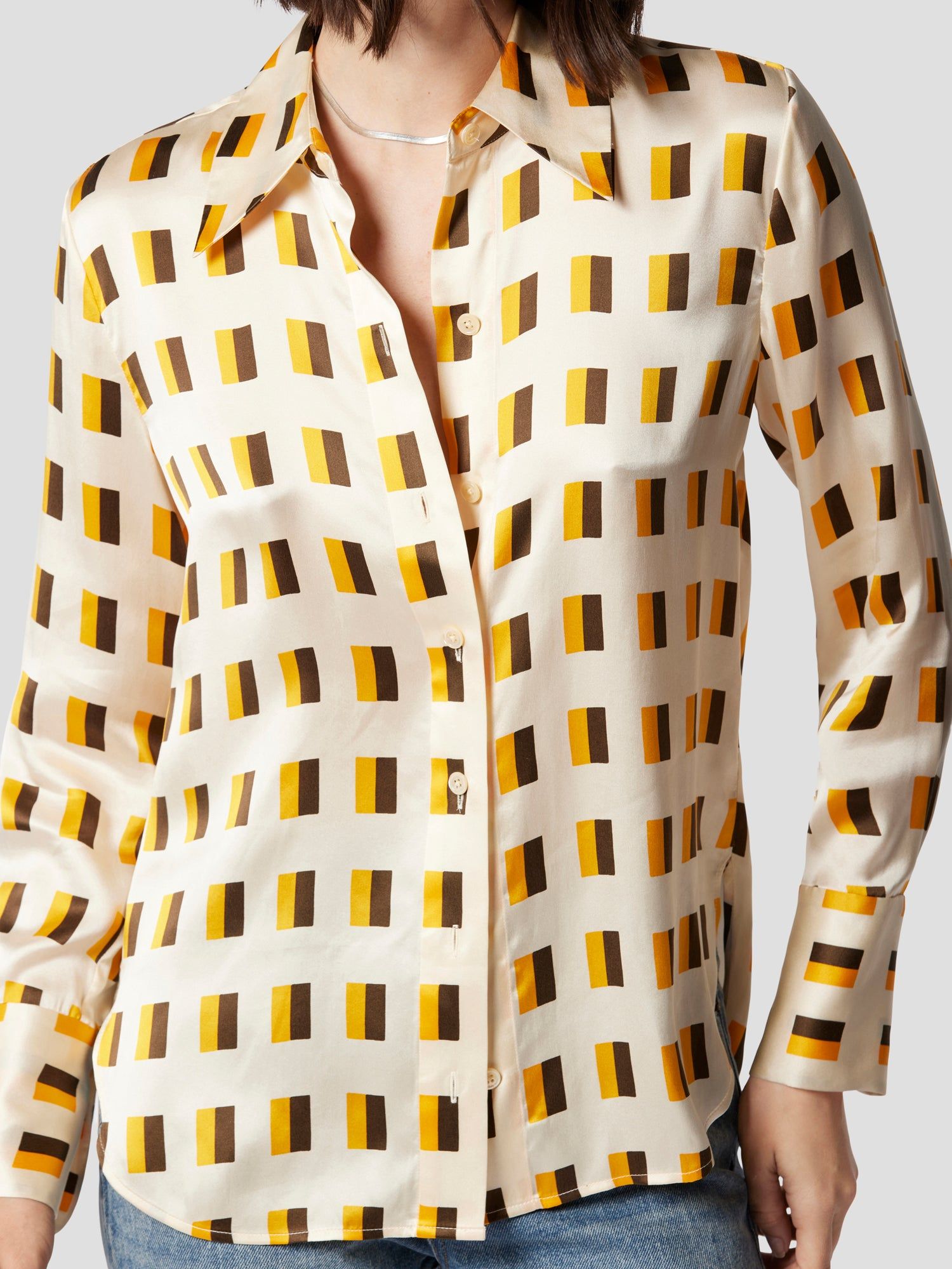 QUINNE SILK SHIRT sold by Equipment product image thumbnail 3