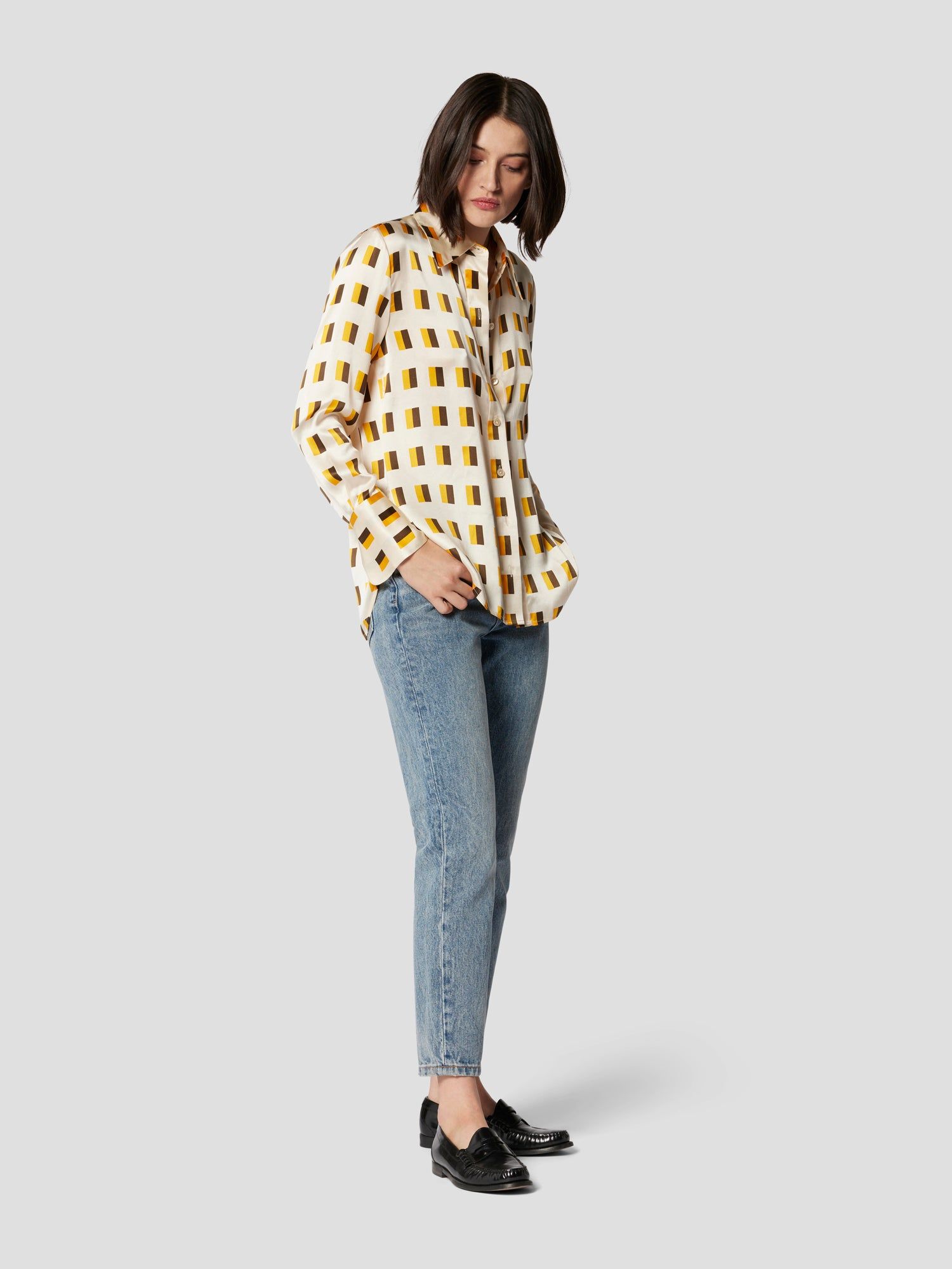 QUINNE SILK SHIRT sold by Equipment product image thumbnail 4
