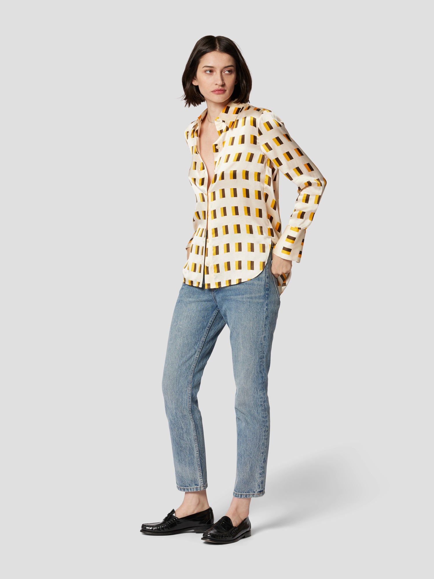 QUINNE SILK SHIRT sold by Equipment product image thumbnail 5