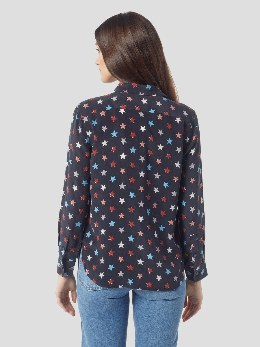 Leema Silk Shirt sold by Equipment product image thumbnail 4