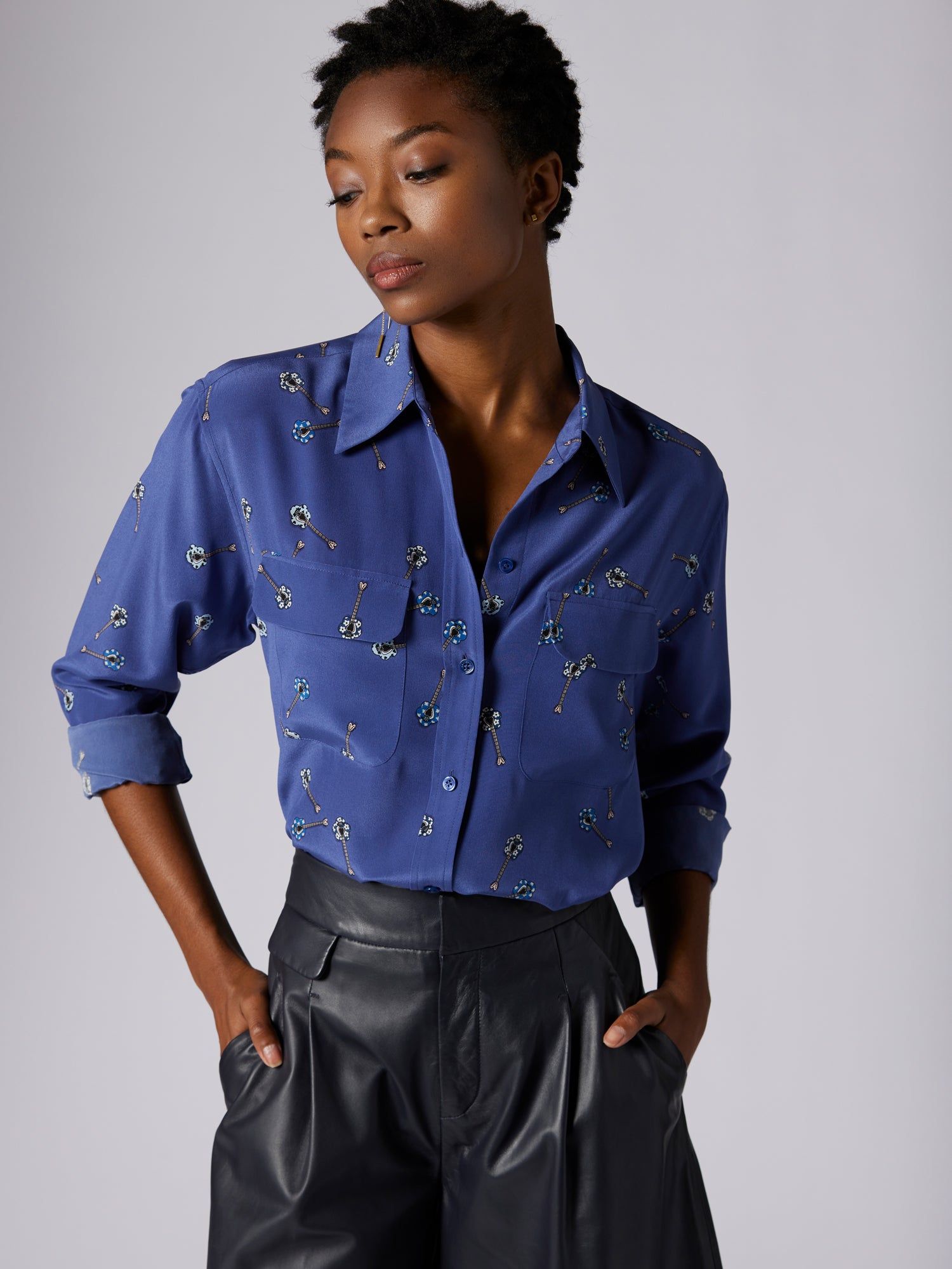 SIGNATURE SILK SHIRT sold by Equipment