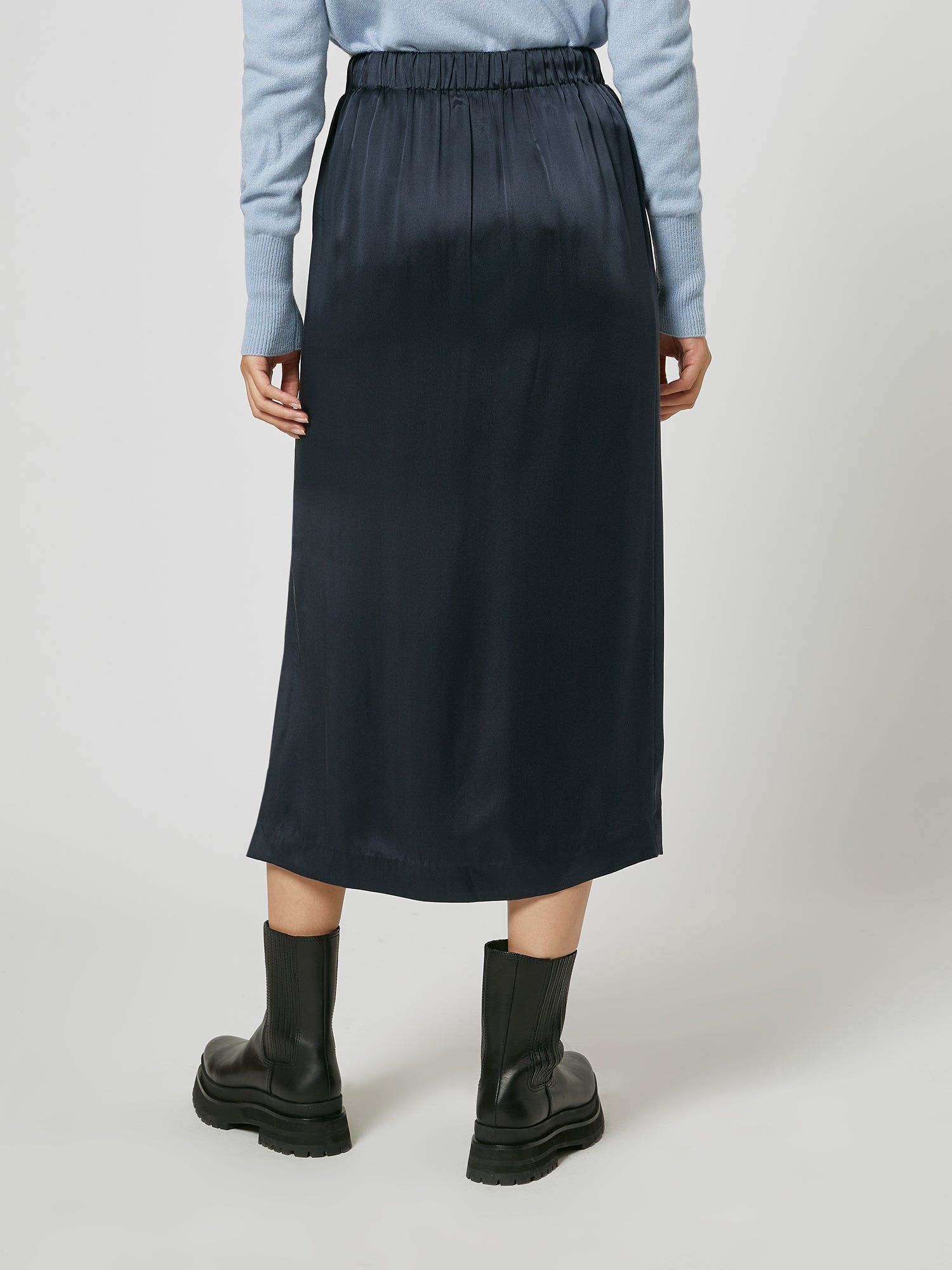 Vivianne Silk Satin Skirt sold by Equipment product image thumbnail 5