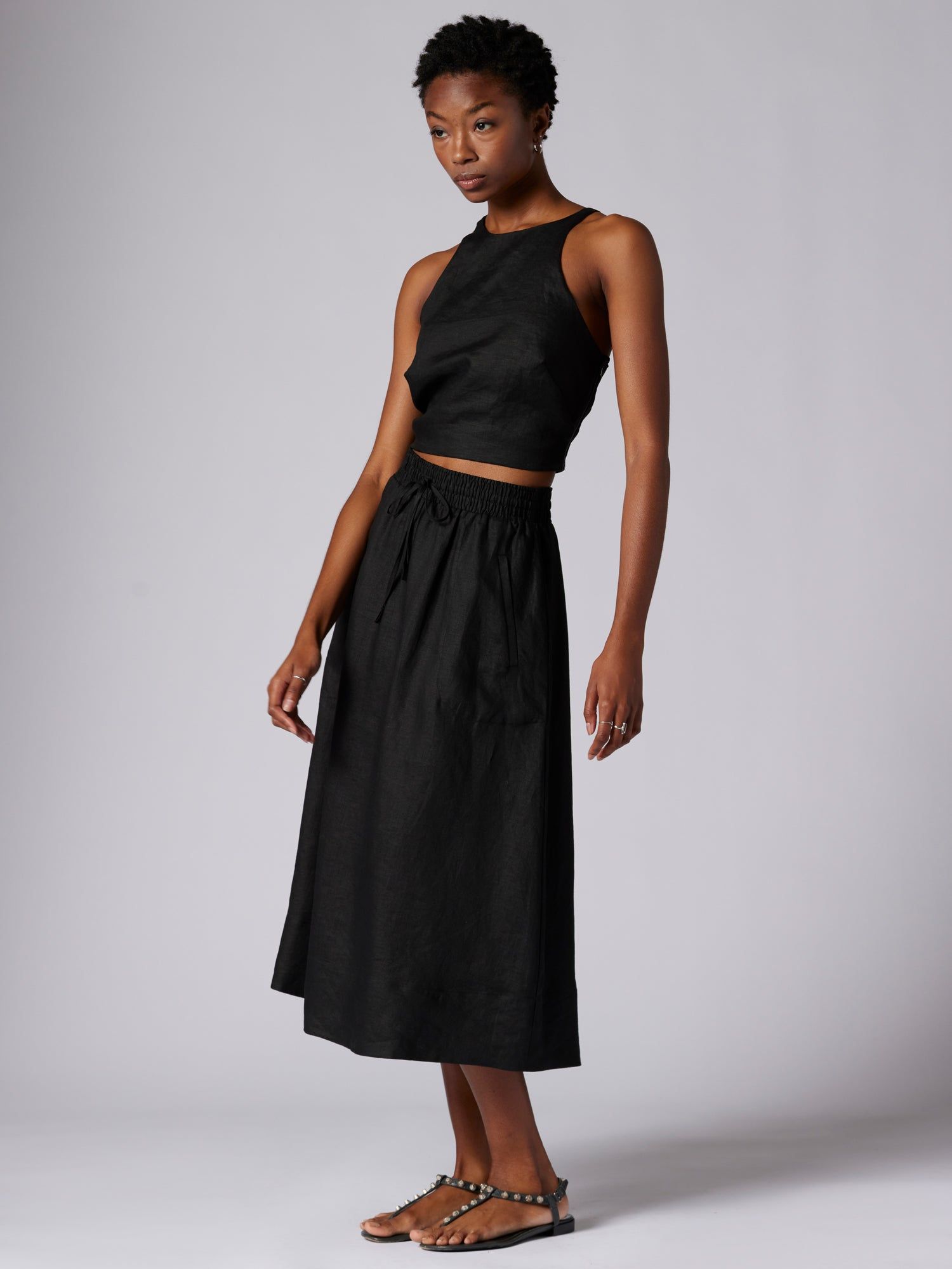 SIDNEY SLEEVELESS LINEN TOP sold by Equipment product image thumbnail 3