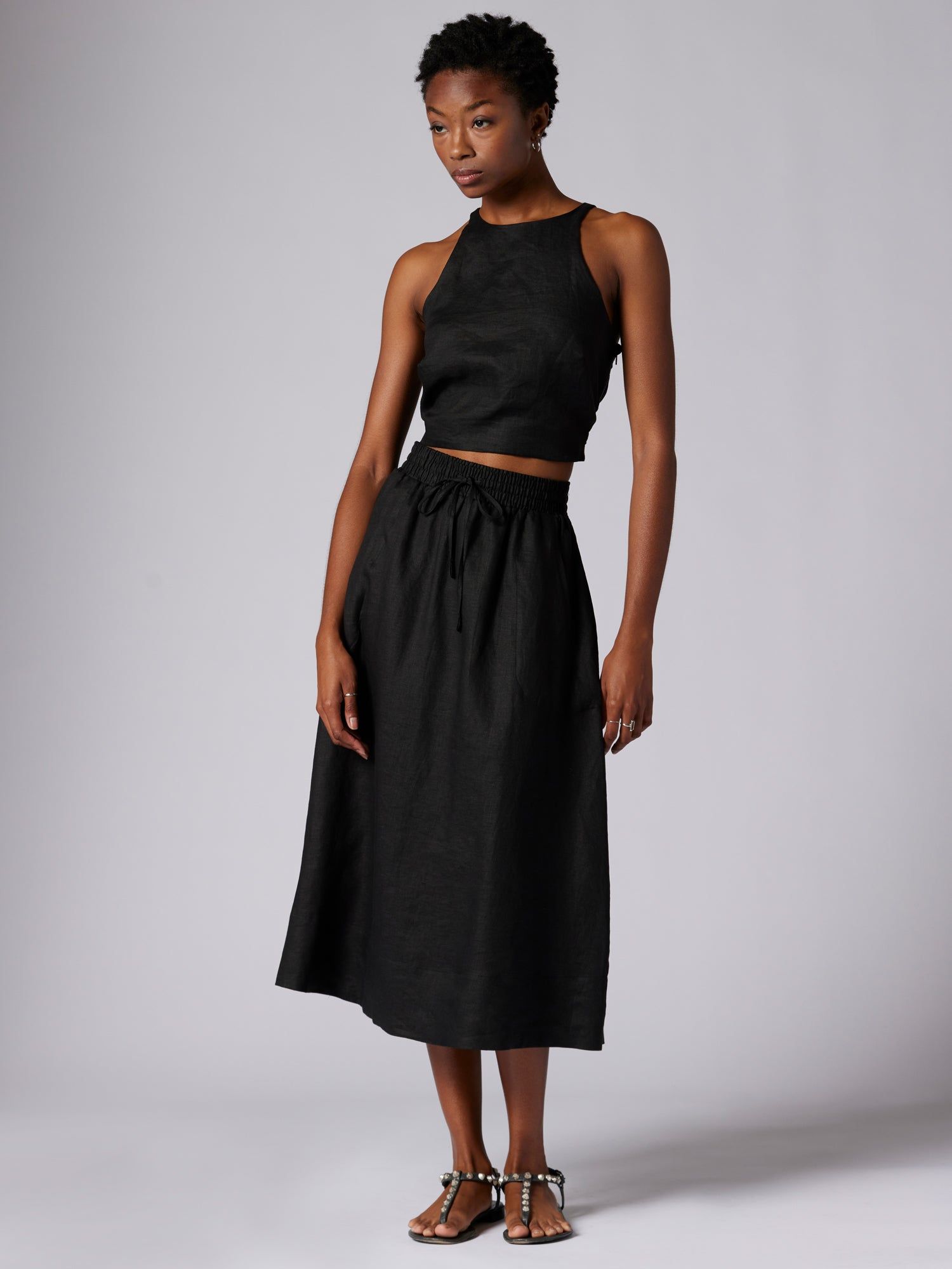 SIDNEY SLEEVELESS LINEN TOP sold by Equipment product image thumbnail 2