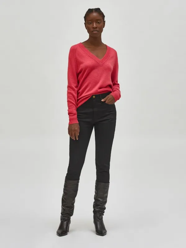 Madalene V-Neck Cashmere Sweater sold by Equipment