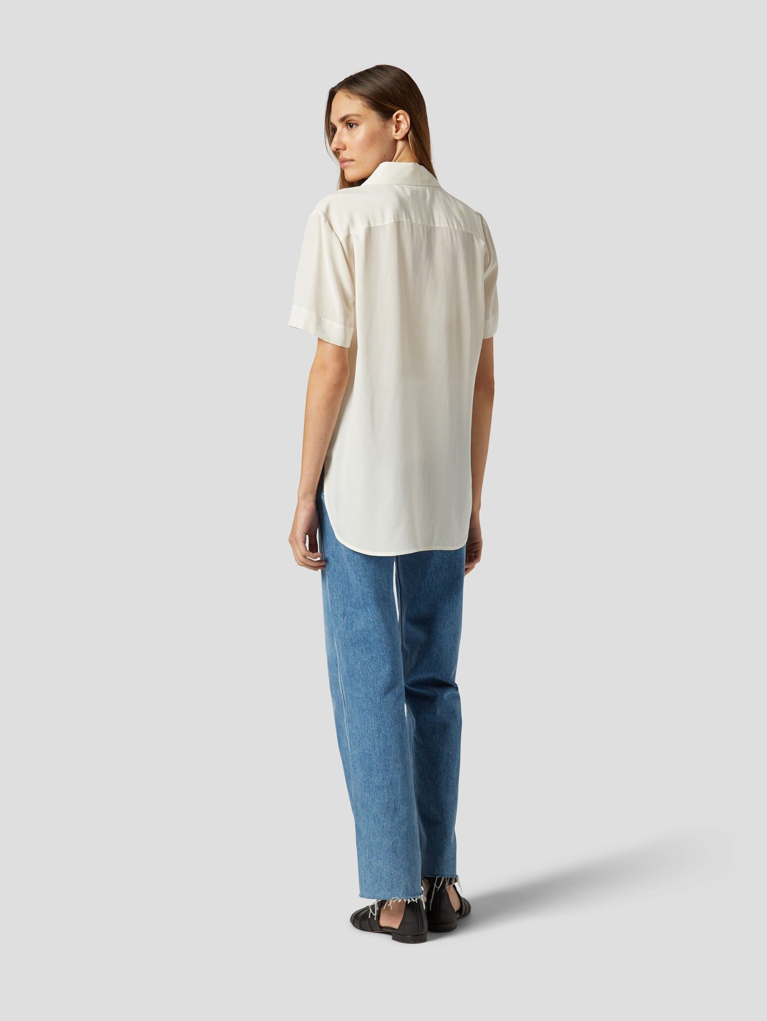 SHORT SLEEVE QUINNE SILK SHIRT sold by Equipment product image thumbnail 4