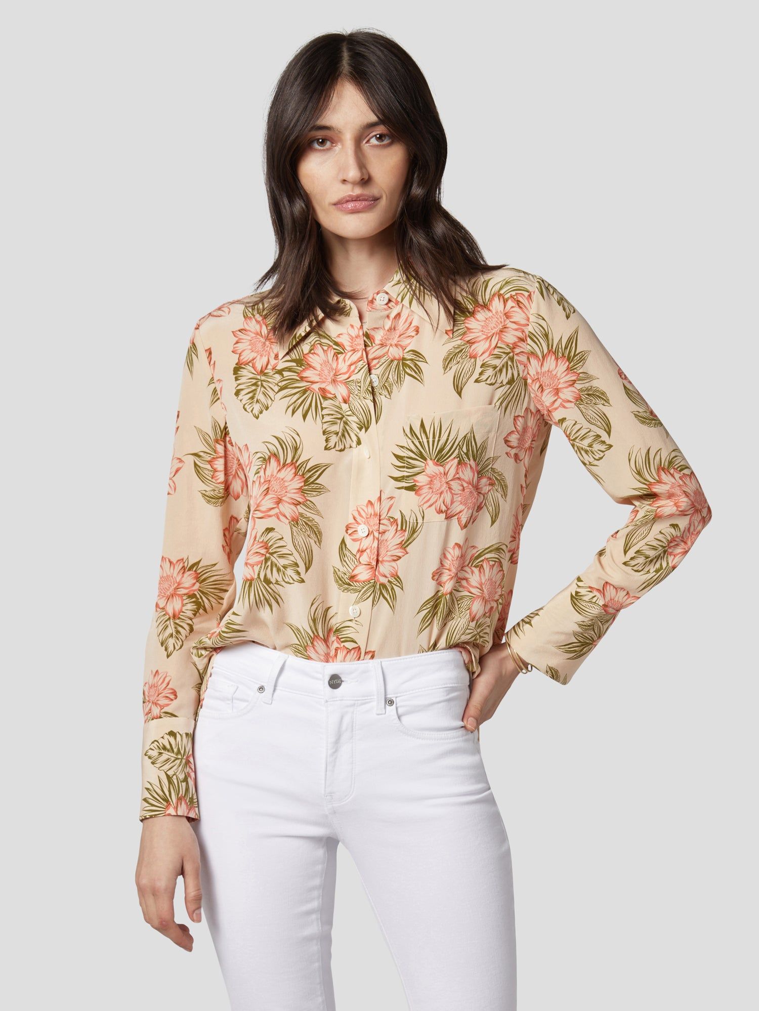 QUINNE SILK SHIRT sold by Equipment