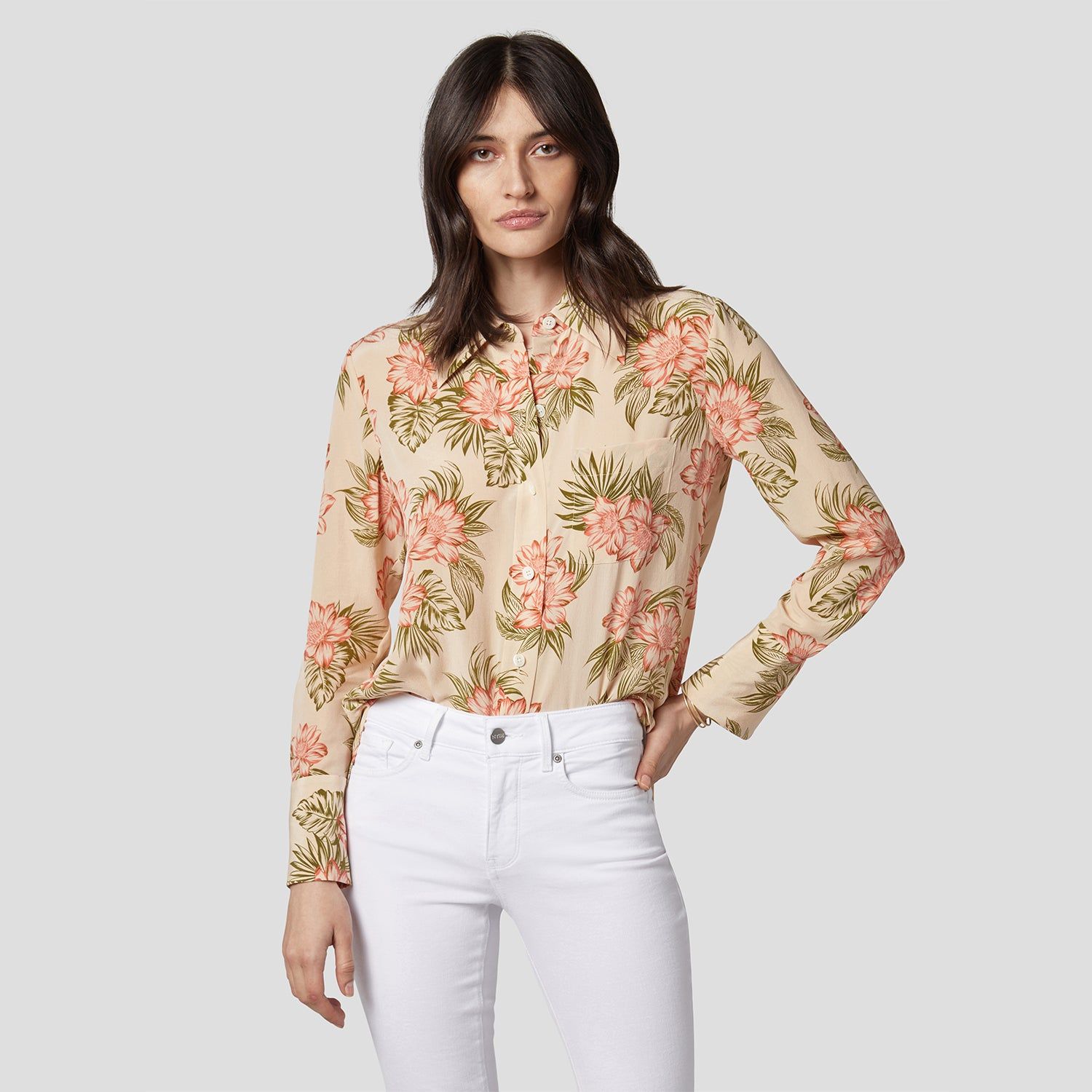 QUINNE SILK SHIRT sold by Equipment product image thumbnail 6