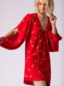 Cameron Mini Silk Dress sold by Equipment